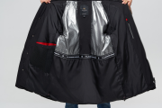 Зимняя куртка  WladiMir 5551 чёрная длинная