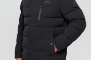 Зимняя куртка  WladiMir 5551 чёрная длинная
