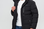 Зимняя куртка  WladiMir 5551 чёрная длинная