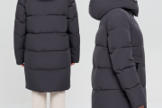 Зимняя женская  куртка Wiadimir 2521  серая 