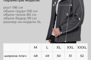 Демисезонная мужская  куртка Talifeck 50856 темно-серая